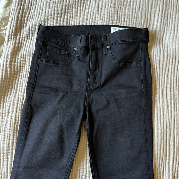 Women’s Rag & Bone Skinny Jean in Washed Black - Picture 2 of 4